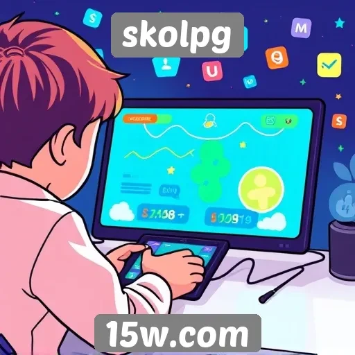 Estudo sobre o impacto dos jogos no aprendizado no site skolpg