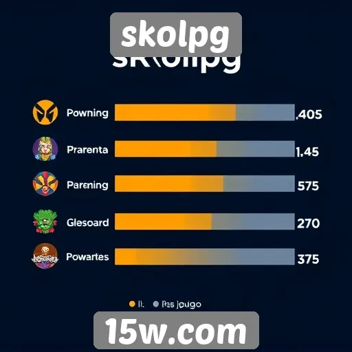 Estatísticas de usuários no site Skolpg